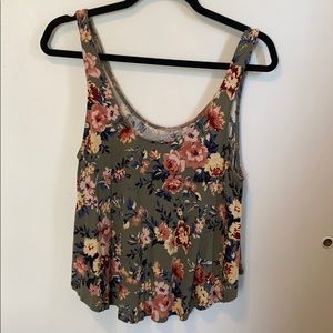 Floral tank top